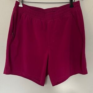 lululemon athletica Men's Magenta Athletic Shorts
